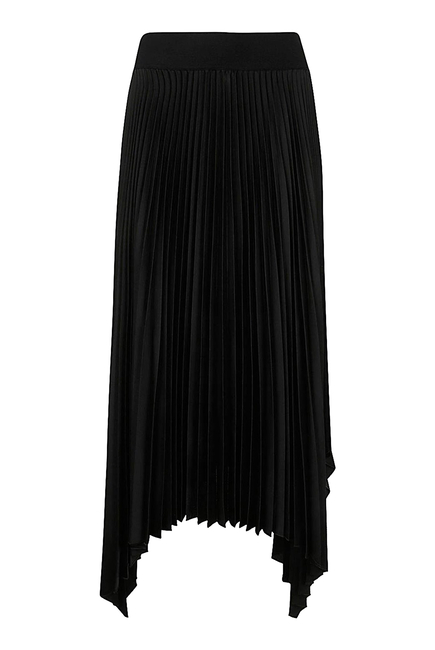 Ade Knit Weave Plissé Skirt