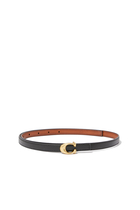 Sculpted C Buckle Cut To Size Reversible Belt