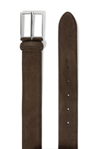 Calfskin Leather Suede Belt