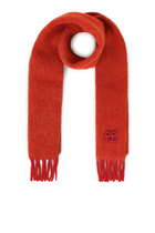 Fringed Alpaca-Blend Scarf Mid 