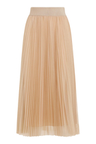 Pleated Midi Skirt
