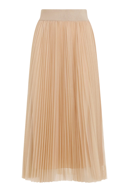Pleated Midi Skirt