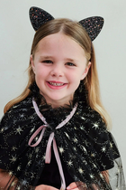Kids Spooky Glitter Cat Ears