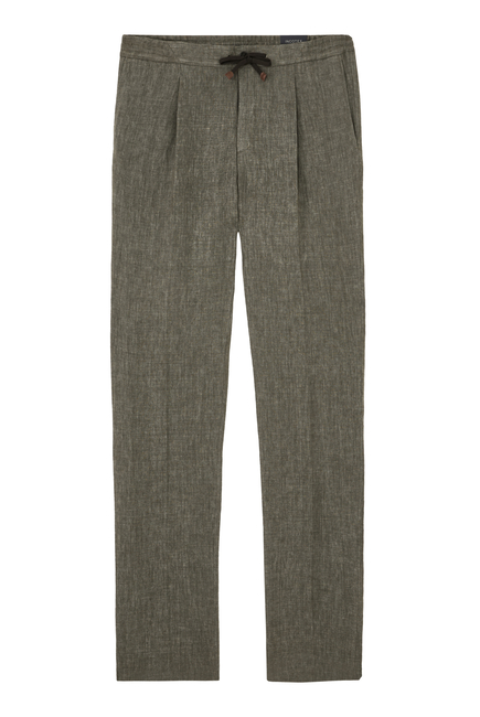 Incotex Tapered-Fit Wool Seersucker Pants