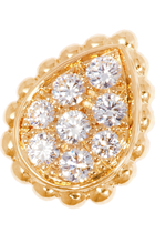 Serpent Bohème Stud Earrings, 18k Yellow Gold & Diamonds
