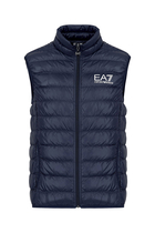 EA7 Logo Puffer Vest