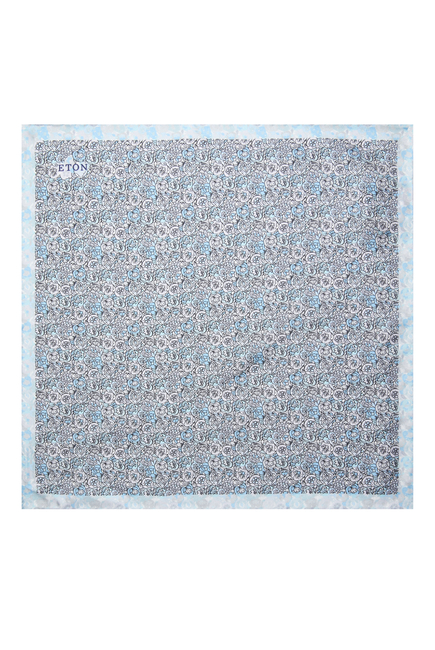 Floral Silk Pocket Square