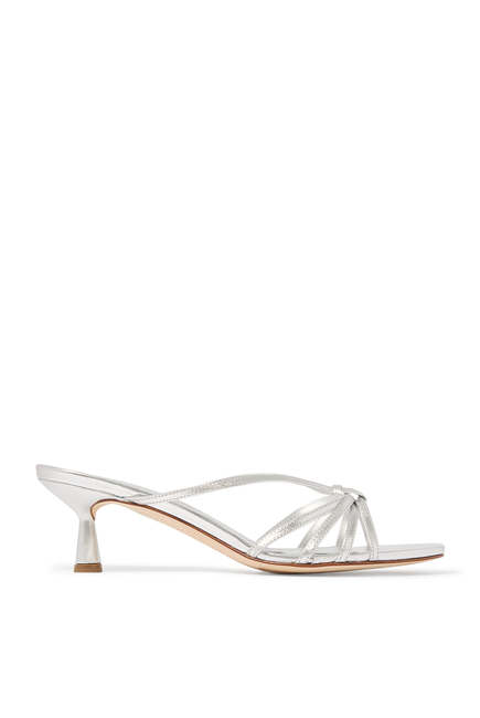 Abby 55 Leather Mules