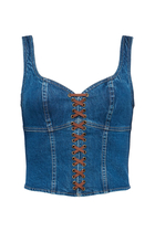 Nayeli Denim Corset Top