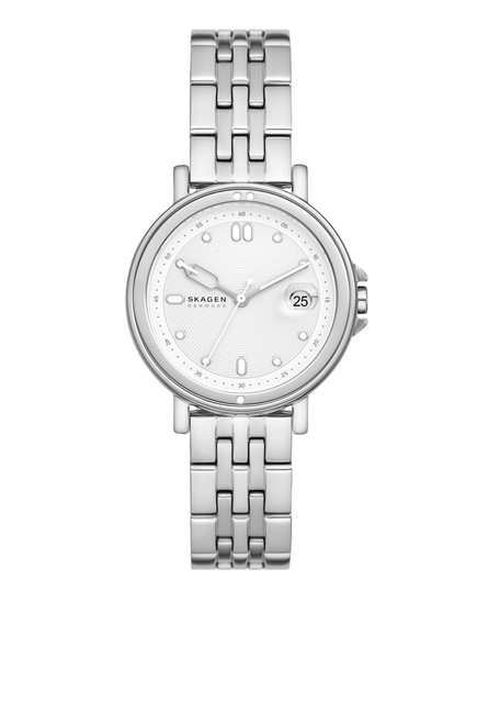 Signatur Lille Sport Three-Hand Date Stainless Steel Bracelet Watch