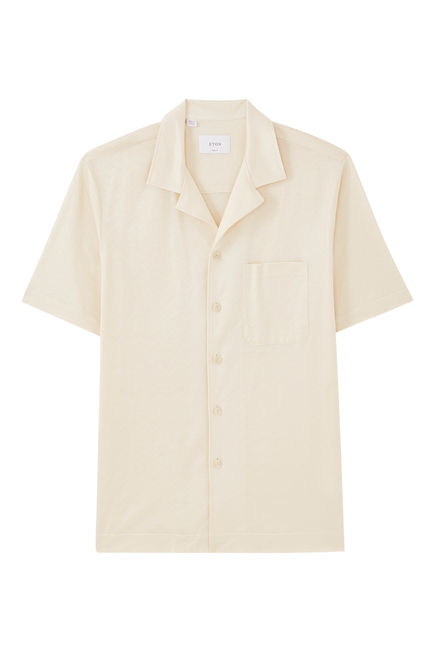 Filo di Scozia Jacquard Resort Shirt