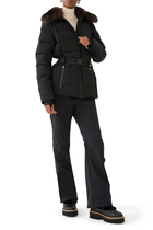 Shearling-Trimmed Ski Jacket