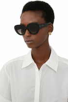 Three-Dot Butterfly Sunglasses