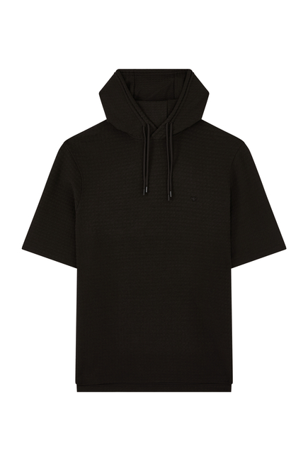 Oversized Jersey Hooded Sweatshirt