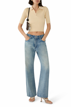 Selvedge Faded Light Denim Pants