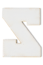 Kids Chenille Sparkle Letter Z Patch