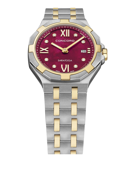 Saratoga Stainless Steel Watch