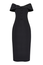 The Ultimate Muse Bow Midi Dress
