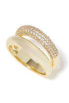 Double Pave Ring