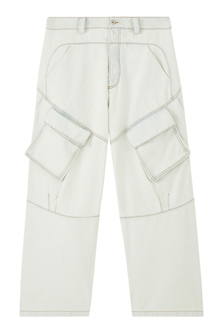 Wide Cargo Jeans