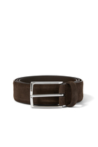 Calfskin Leather Suede Belt