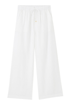 White Bay Drawstring Trousers