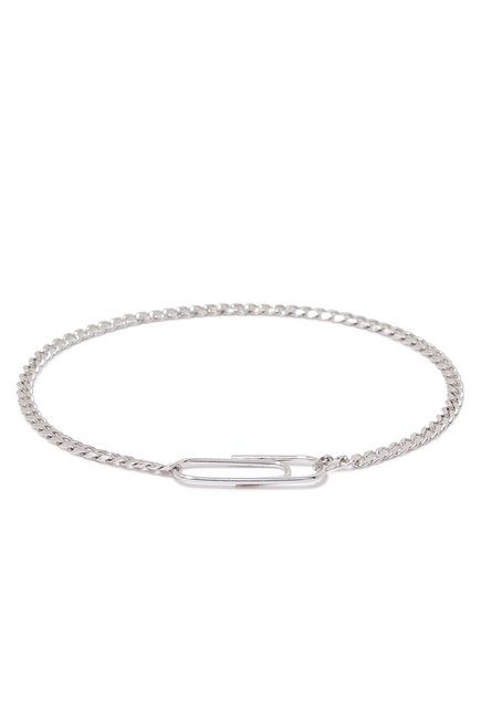 Cuban Link Paper Clip Bracelet