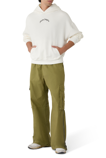 Curved Logo Cargo Pants