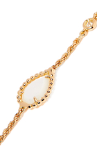 Serpent Bohème Diamond And Mother Of Pearl XS Motif Bracelet
