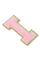Kids 3" Chenille Sparkle I Letter Patch