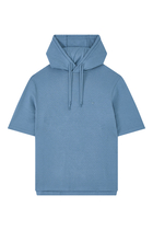 Oversized Jersey Hooded Sweatshirt