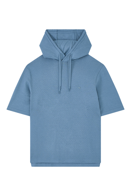 Oversized Jersey Hooded Sweatshirt