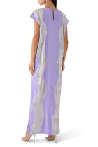 Embroidered Wave Kaftan