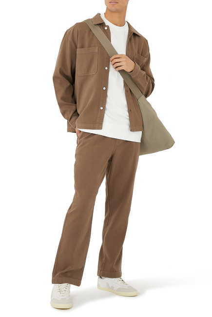Textured Terry Travel Pants