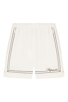 Logo Border Shorts