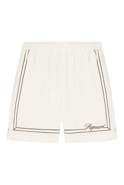 Logo Border Shorts