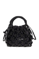 Small Macrame Crystal Bag
