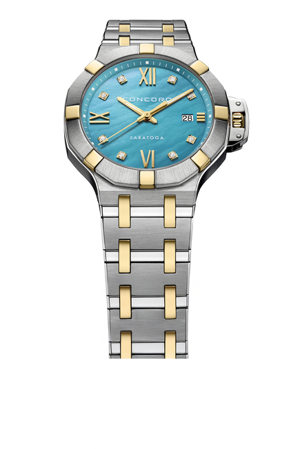 Saratoga Stainless Steel Watch