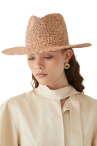 Logo-Appliqué Fedora Hat