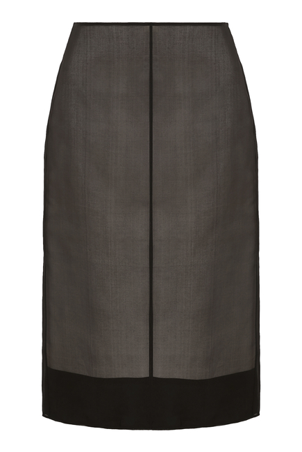 Lucienne Silk Midi Skirt