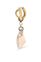Dione Two-Tone Crystal Chandelier Drop Earrings