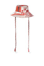 Delya Bandana Printed Cotton Bucket Hat