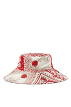 Delya Bandana Printed Cotton Bucket Hat