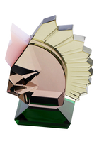 Crystal Horse Bookend
