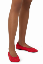 Satin Ballet Flats