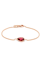 Serpent Bohème Rhodlite Garnet Bracelet