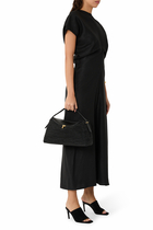 Velour Leather Bandeau 85 Mules