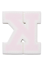 Kids Chenille Sparkle Letter 'K' Patch