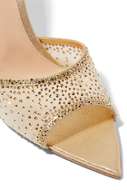 Elle Organza 80 Suede Mules