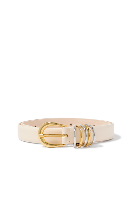 Hollyhock Mixed Metal Belt